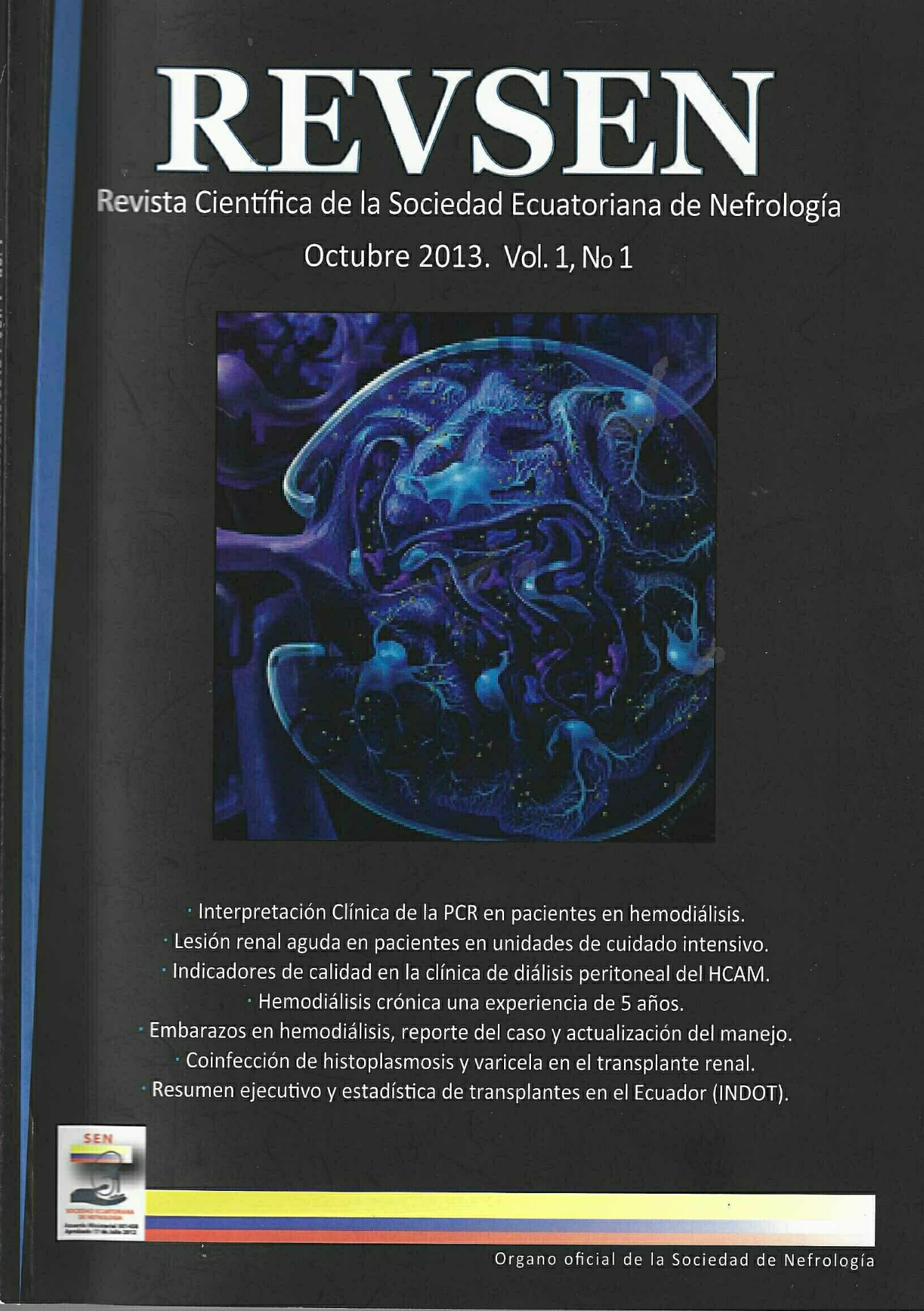 					View Vol. 1 No. 1 (2013): Primer número histórico de REV SEN, Octubre del 2013
				